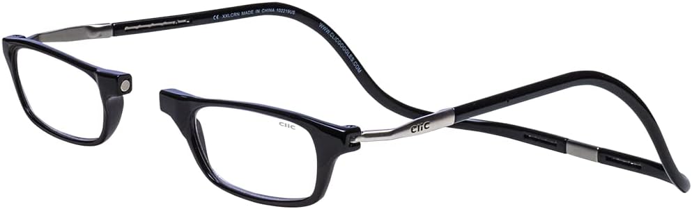 Clic Magnetic Reading Glasses for Men and Women, Adjustable Fit