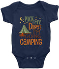Pack Diaper Going Camping Cute Bodysuit Girl boy Infant Toddler Baby
