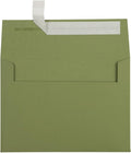 LUXPaper A7 Invitation Envelopes Avocado Green - Peel & Press