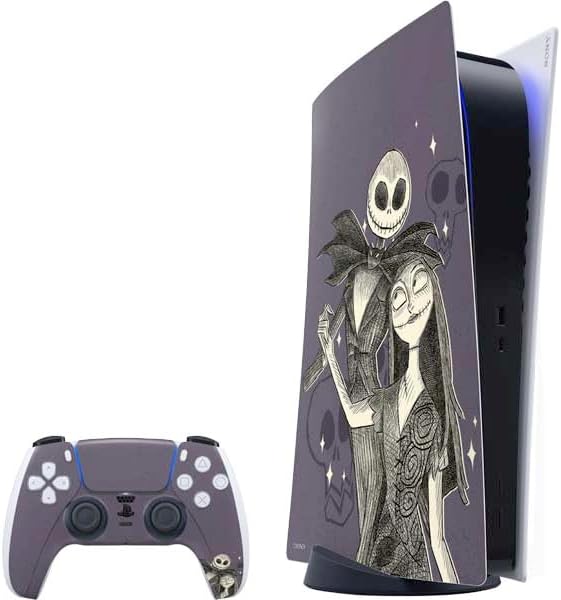 Skinit Decal Gaming Skin for PS5 Bundle - Nightmare Before Christmas