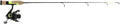 SoniCor Spinning Ice Fishing Combos - Durable Fiberglass Rod