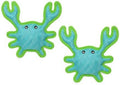 Durable Woven Fiber Dog Toy - DURA FORCE Crab Squeakers Pack