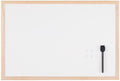 Magnetic Dry Erase White Board 36 in x 48 in - Pine Frame