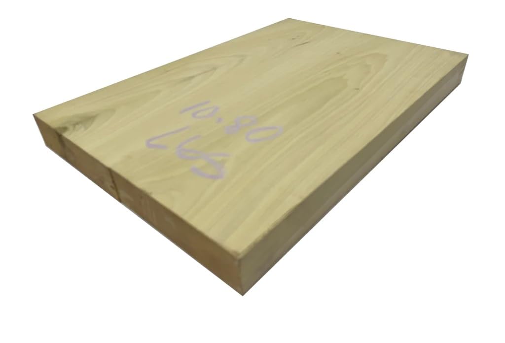Premium Yellow Poplar Electric Guitar Body Blanks for Luthiers
