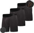 Ball Pouch Underwear for Men with Fly - Elite II Longer Boxer Brief