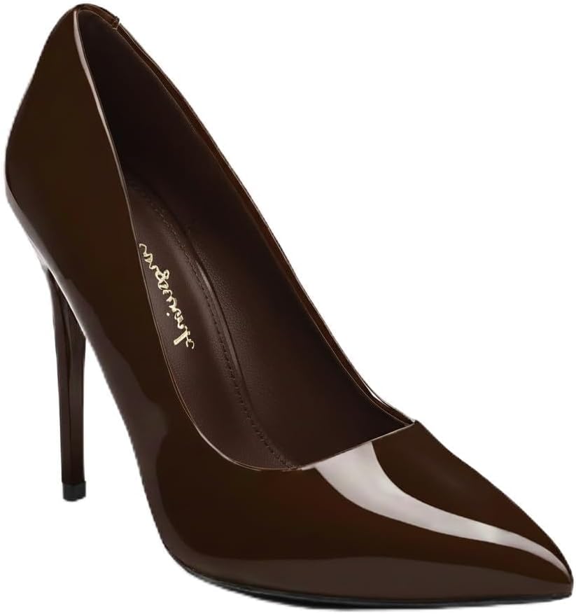Womens High Heels 4 Inch Closed Pointed Toe Pumps for Dress
