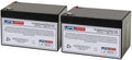 UPS Battery Center PR1000LCD Compatible Replacement Battery Set