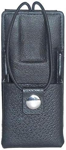 Leather Carry Case for Motorola HT4500 Two Way Radio with Loop