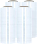 PSBM Stretch Wrap 4 Pack 16 in x 1500 ft - Durable Clear Cling