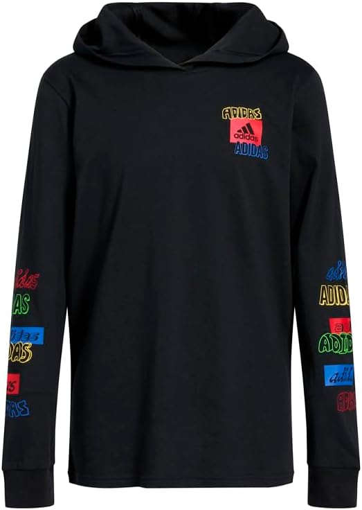 adidas Boys' Hooded Lineage Tee - Comfortable Style!