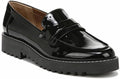 Womens Cassandra Leather Loafers - Glossy Finish Casual Dress