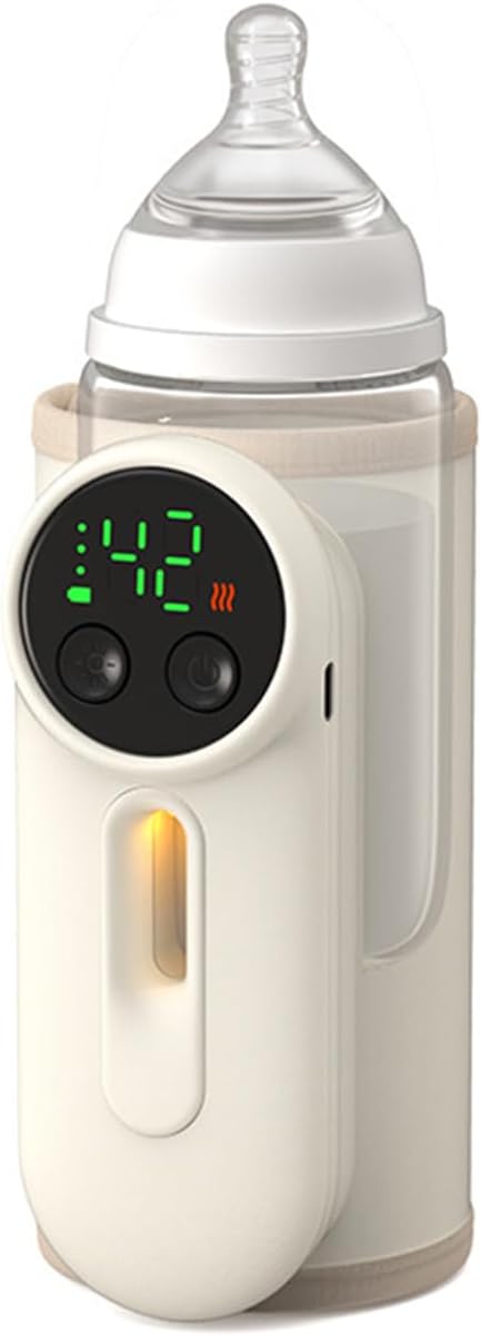 Fast-heating Rechargeable Bottle Warmer - On-the-Go Powerhouse