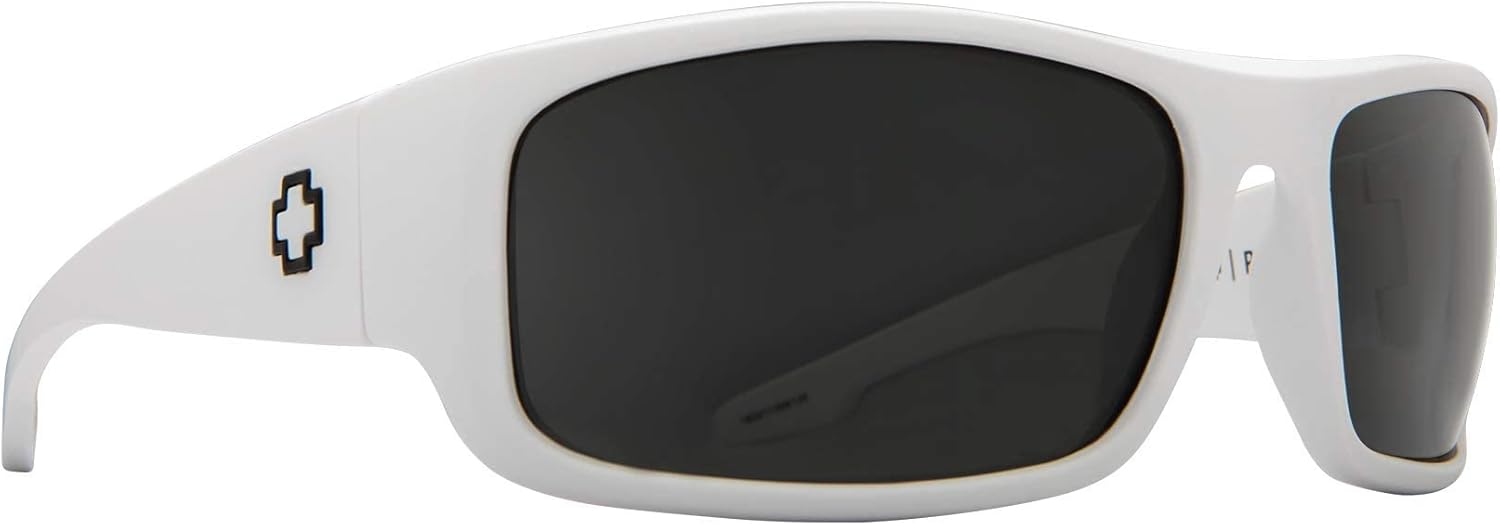 SPY Optic Piper Rectangular Wrap Sunglasses with Polarized Lenses