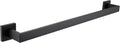 LANC 24 Inch Bath Towel Bar Matte Black - Sleek Wall Mounted Rack