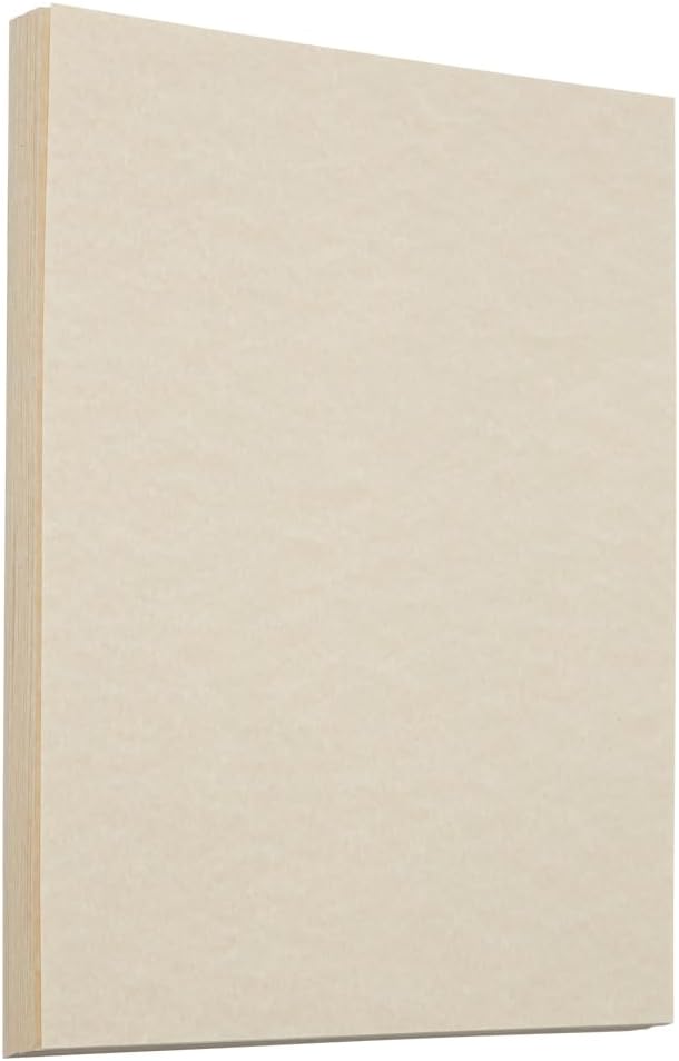 JAM PAPER Parchment 65lb Cardstock for Creative Projects