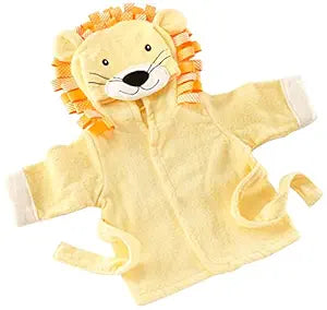 Baby Aspen Big Top Bath Time Lion Hooded Towel for Infants