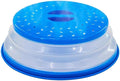 BPA Free Splatter Guard 10.5 Blue Microwave Cover - LAPSCET