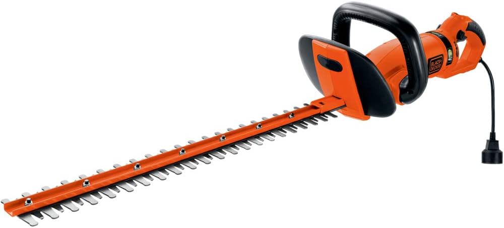 BLACK+DECKER Hedge Trimmer with Rotating Handle and Dual Blades