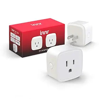 Innr Zigbee Smart Plug 2-Pack for Philips Hue and Alexa Use