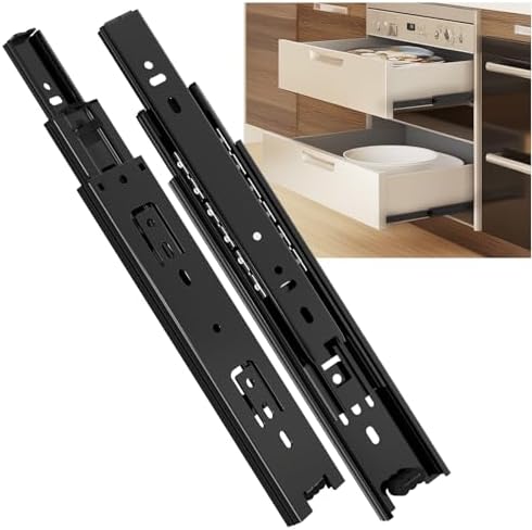 Full Extension Drawer Slides with Ball Bearing Design for Smooth Use