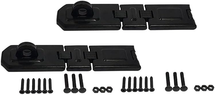 QCAA Extra Heavy Duty Concealed Safety Hasp for Secure Locking