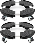 Plant Caddy with Wheels Adjustable 2 Pack - Heavy Duty 440 lb Capacity