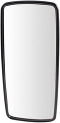 TRQ Manual Side Mirror Black Smooth Paint to Match - Direct Fit