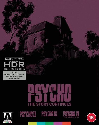 Psycho: The Story Continues Film Collection in 4K + Blu-ray