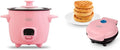 DASH Pink Mini Cooker & Waffle Maker Set