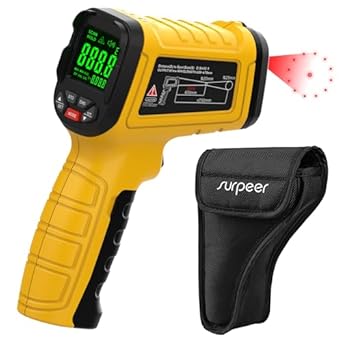 Infrared Thermometer Pyrometer Temperature Gun for Cooking