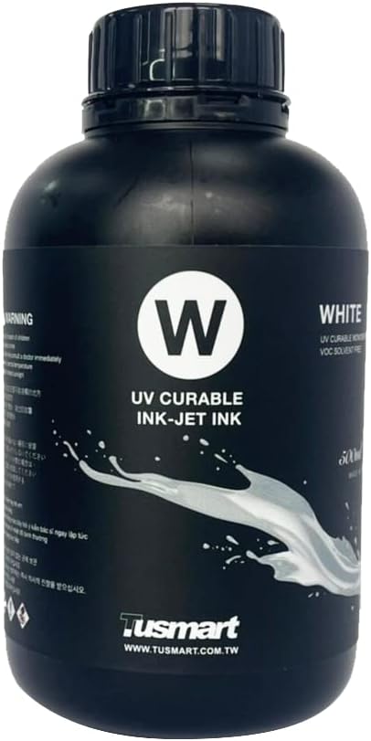 Tusmart UV Curable Ink Set - Vibrant Colors, Made in Taiwan