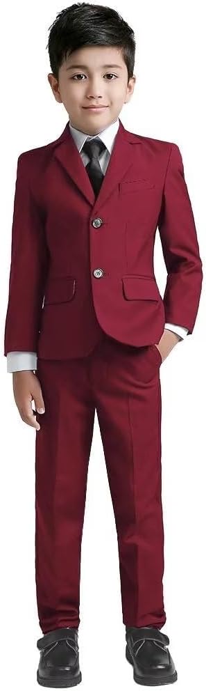 YuanLu Boys Suit for Kids Tuxedo Wedding Ring Bearer Outfit