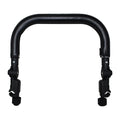 Baby Stroller Armrest Black PU Leather Bumper - Universal Detachable