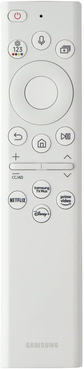 Smart Samsung Remote with Solar Charging for Crystal Clear Viewing