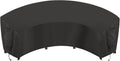 150L Curved Outdoor Sectional Cover - Waterproof UV Resistant Sofa