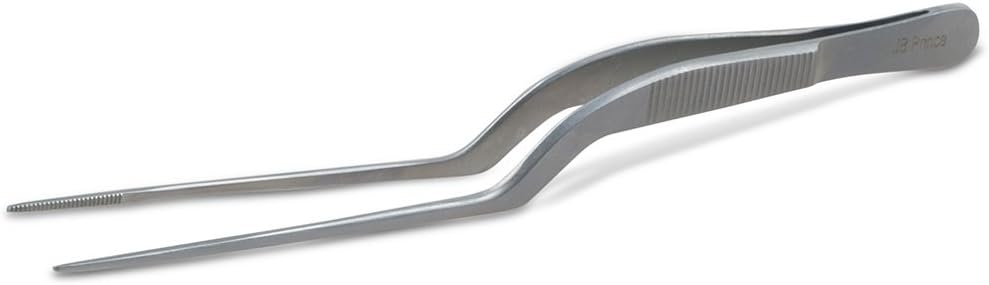 J.B. Prince U924 B Offset Fine Tip Tweezer for Precision Use