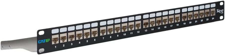 ICC 24-Port CAT6A Shielded Patch Panel for Reliable Networking