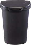 Touch Top 13-Gallon Trash Can Wastebasket - Easy One-Touch Lid