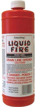 Liquid Fire Drain Line Opener 2 Pack - Fast Heat Action for Clogs
