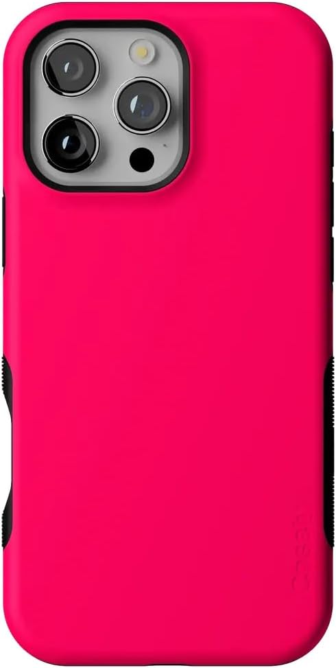 Casely iPhone 16 Pro Max Case - Bold Neon Pink Protection