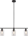3 Lights Pendant Lighting for Kitchen Island - Modern Farmhouse Linear