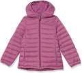 Girls Lightweight Water-Resistant Packable Hooded Puffer