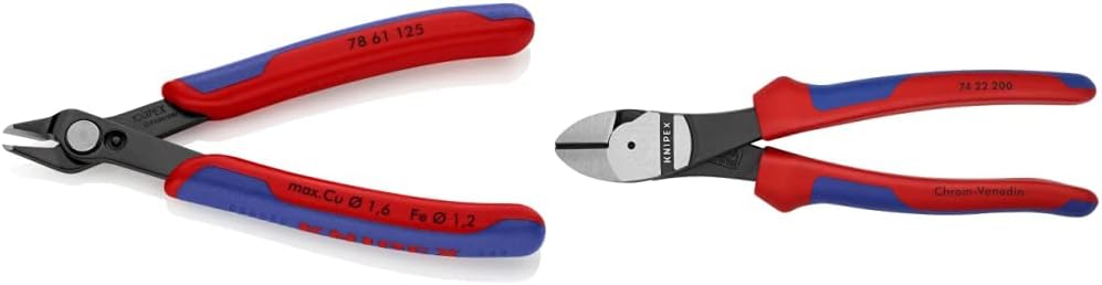 KNIPEX Electronics Super Knips Precision Cutting Tool for Pros