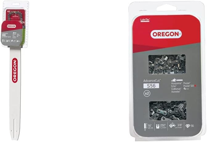 Oregon 16-Inch Chainsaw Bar and Chain Combo for Smooth Cutting