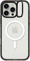 Impact Ring Stand Case for iPhone 16 Pro Max - Clear Black