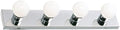 Design House Vanity Lighting Polished Chrome 4-Light Vanity - Dimmable