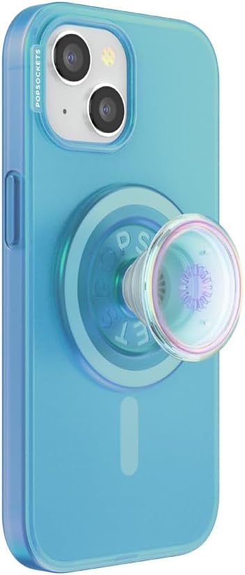 PopSockets iPhone 15 Case with Grip and Slide for MagSafe Use