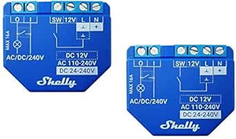 Shelly Plus 1 UL Smart Relay Switch for Home Automation Control