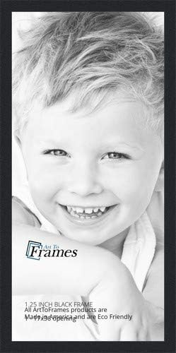ArtToFrames 17x36 inch Black Picture Frame for Stunning Displays