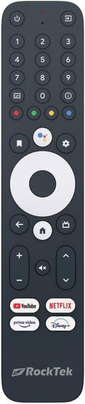 RockTek G20 Bluetooth Voice Remote Control for Google TV - Fast